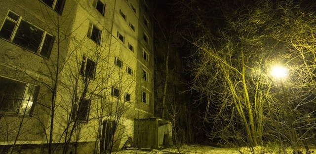 Encienden luces en el lugar de la catástrofe de Chernóbil