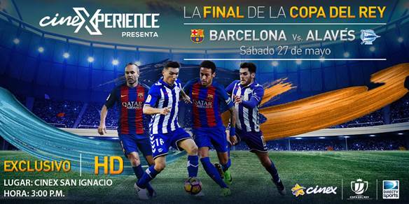 ¿Pendiente de ver la gran final de la Copa del Rey en el cine?