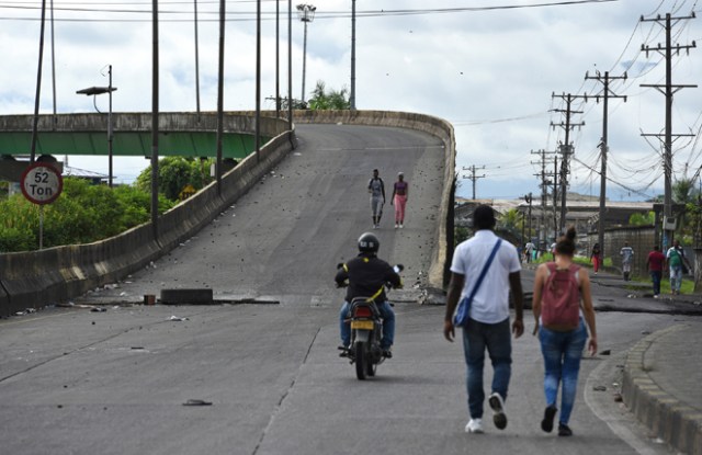 AFP PHOTO / Christian ESCOBAR / Protestas en Colombia