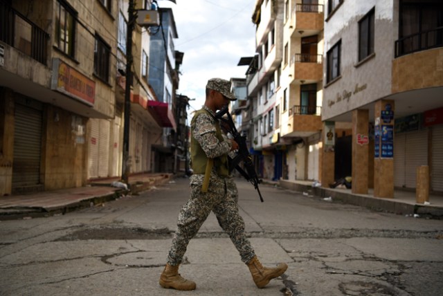 AFP PHOTO / Christian ESCOBAR / Protestas en Colombia