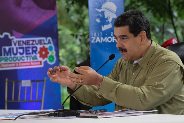 A Maduro no le gustó el calificativo de Ramos Allup contra su Constituyente. Foto: @PresidencialVen 