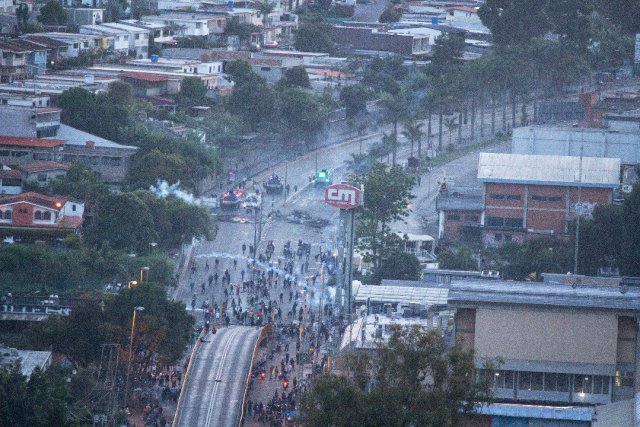 Represión en San Antonio de Los Altos