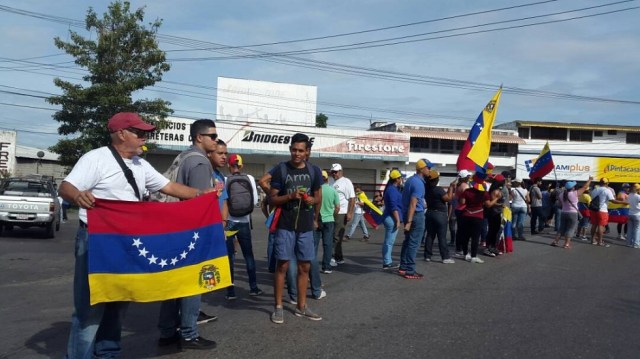 Plantón nacional en Cagua, estado Aragua / Foto @jeanfreddy 