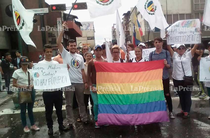 Comunidad Lgbti en Barquisimento marchó en rechazo a la constituyente