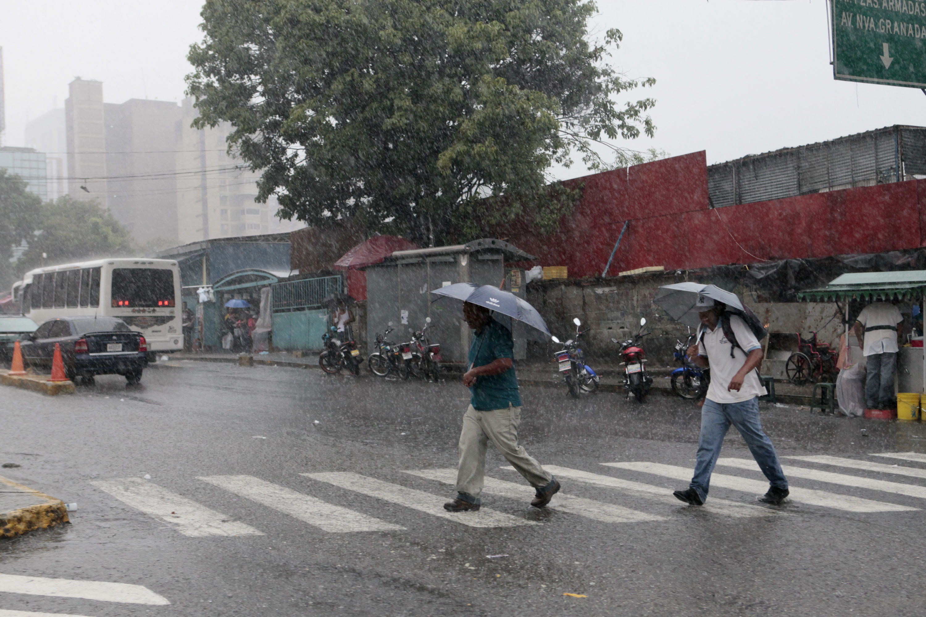 Lluvias se mantendrán en el país por seis horas aproximadamente