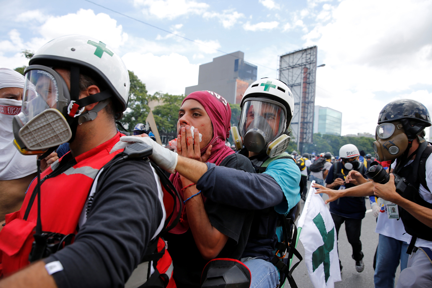 Feroz represión de los cuerpos de in-seguridad contabiliza 11 heridos este #19Jun