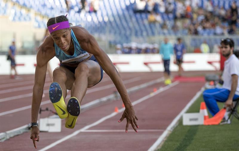 Yulimar Rojas logró en la Golden Gala su primer triunfo ante Ibargüen