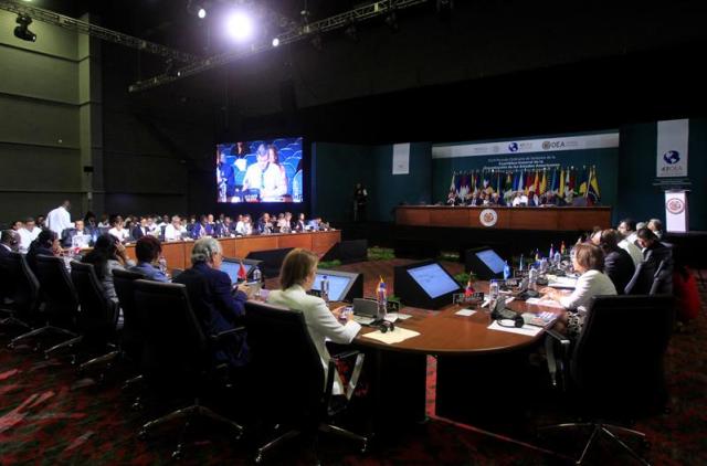 La Asamblea General de la OEA en Cancún, México (Foto: EFE)