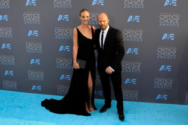 Los actores Jason Statham y Rosie Huntington-Whiteley (Foto: EFE)