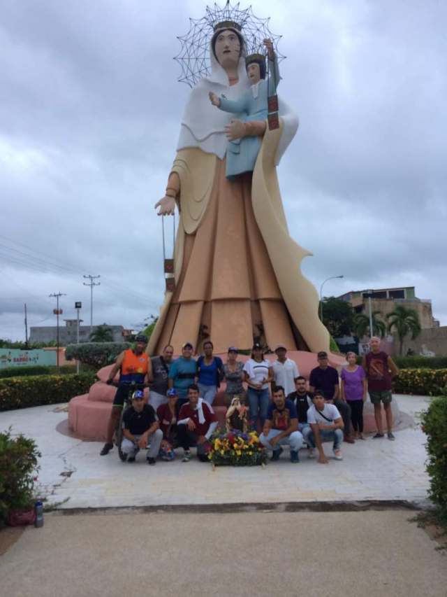 Foto: Caminarán desde Higuerote hasta Caracas con la Virgen de Carmen / Prensa