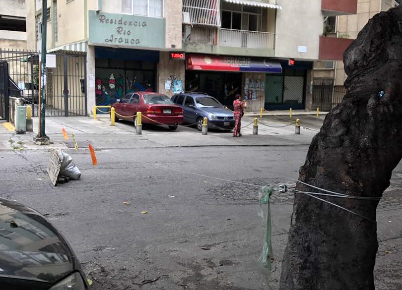 Así cerraron la avenida Miguel Ángel de Bello Monte #14Jun