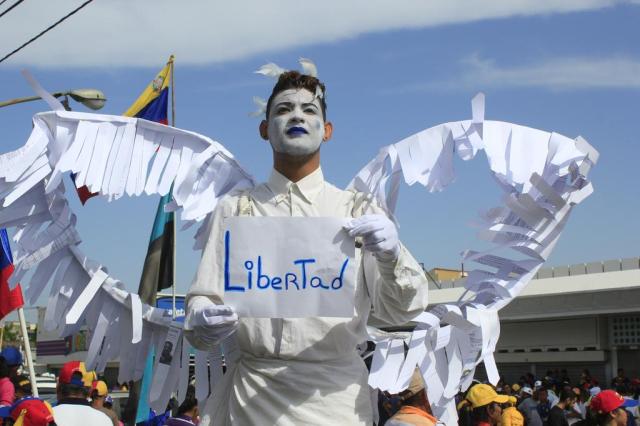 En Unidad zulianos marcharon por la Libertad de Venezuela. Foto: Prensa MUD Zulia