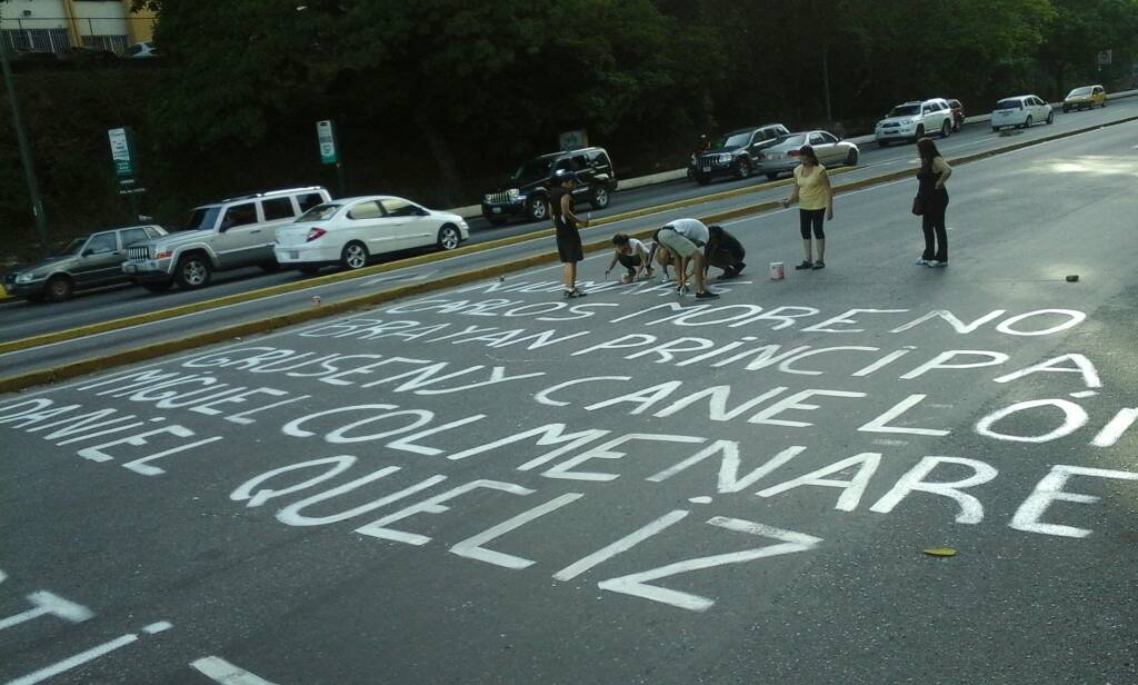 Los nombres de los caídos en las calles de Caracas: Protesta en El Cafetal (FOTOS)