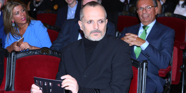 El cantante Miguel Bosé durante la 63 edición los Premios Ondas 2016 en Barcelona. 09/11/2016