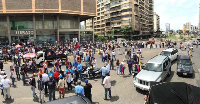 Foto: Valencia dijo presente para la protesta de este sábado / Edgar Cárdenas