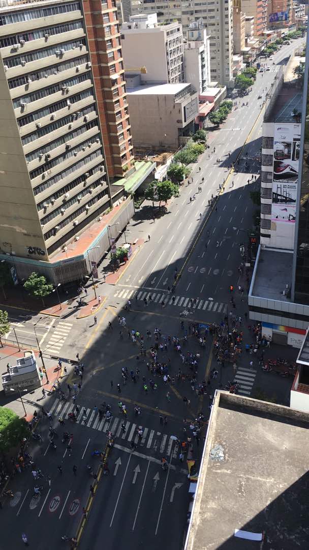 Protesta en Chacao / Foto: Andrea Sandoval 