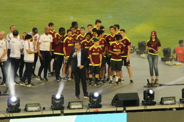 ¡Campeones en nuestros corazones! Las imágenes que no viste del recibimiento de la Vinotinto Sub 20. Foto: Eduardo Ríos / LaPatilla.com