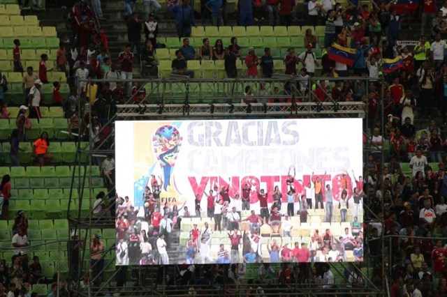 ¡Campeones en nuestros corazones! Las imágenes que no viste del recibimiento de la Vinotinto Sub 20. Foto: Eduardo Ríos / LaPatilla.com