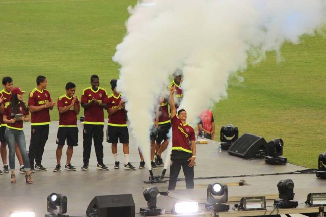 ¡Campeones en nuestros corazones! Las imágenes que no viste del recibimiento de la Vinotinto Sub 20. Foto: Eduardo Ríos / LaPatilla.com