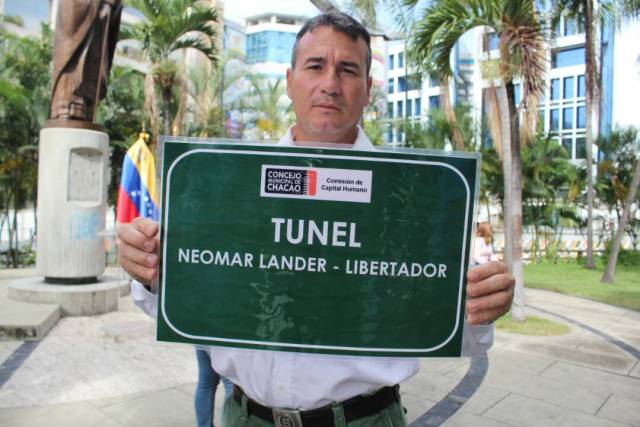 Concejales de Chacao rinden homenaje a Neomar Lander / Fotos: Régulo Gómez La Patilla