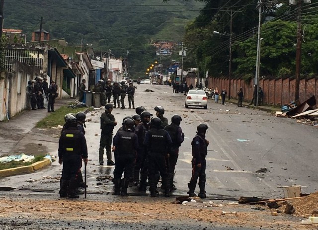 GNB en el Barrio Sucre de San Cristóbal // Foto @lateja_corrida 