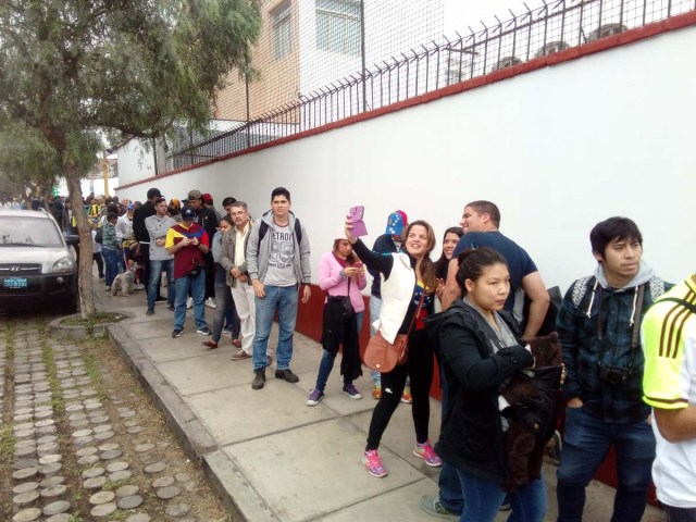 Venezolanos en peru 1