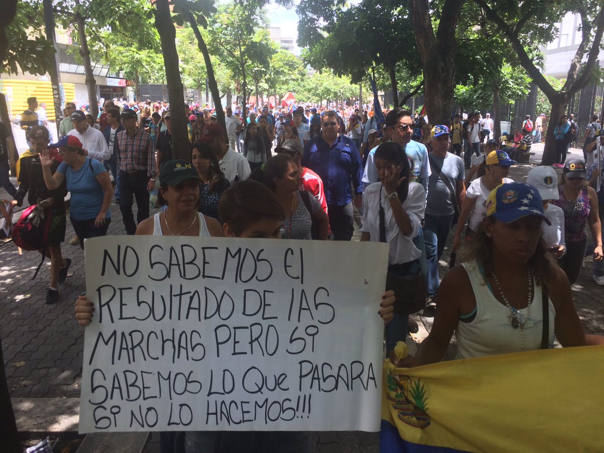 Arranca marcha desde Chacaíto hasta el distribuidor Los Ruices #1Jul (Fotos)