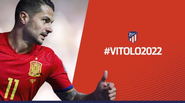 Vitolo. Foto: Twitter/@Atleti