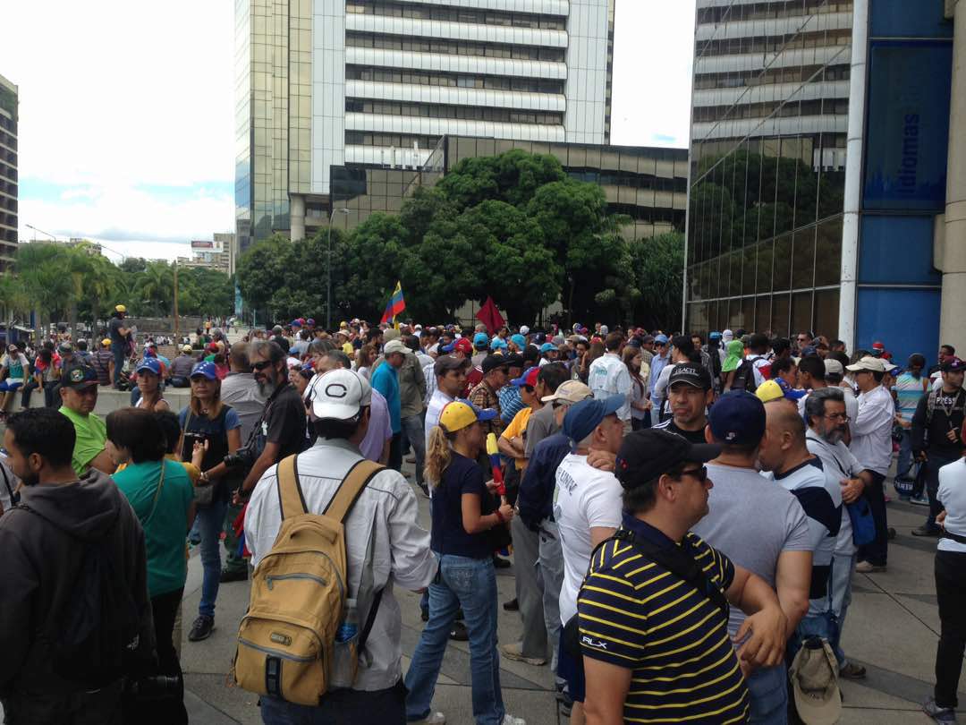 Concentración opositora en Parque Cristal #22Jul