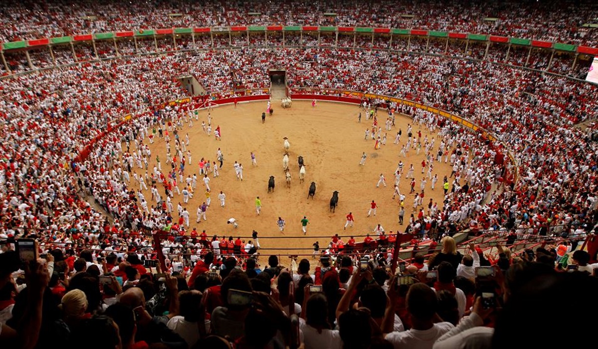 Así se viven los encierros de San Fermín en España (Fotos)