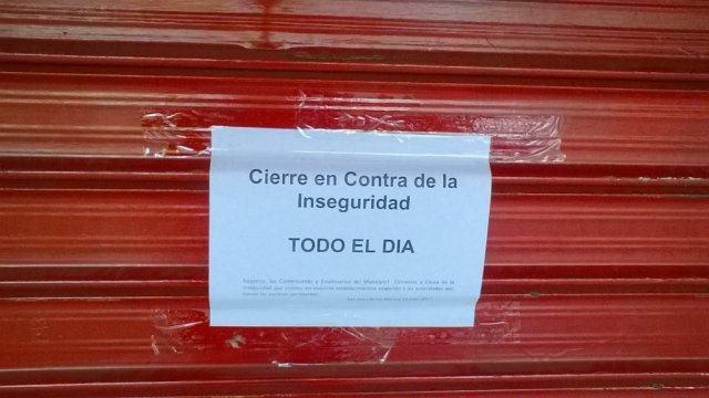 Foto:  La protesta de los comerciantes de San Juan de Los Morros en Guárico / 