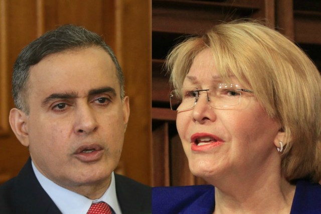 Foto: Tareck William Saab y Luisa Ortega Diaz  