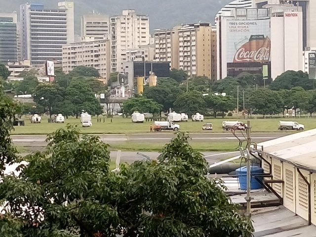 Foto:  La fauna represora ya esta instalada en la Base Aerea La Carlota #10Jul / Cortesía