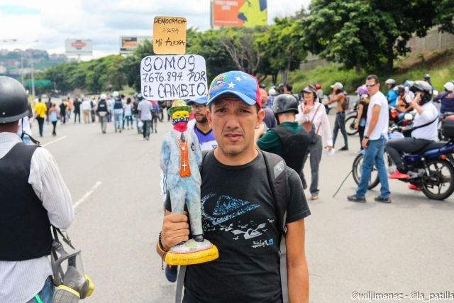 La marcha hacia el TSJ desde el inicio a la represión. Foto: Will Jiménez / LaPatilla.com