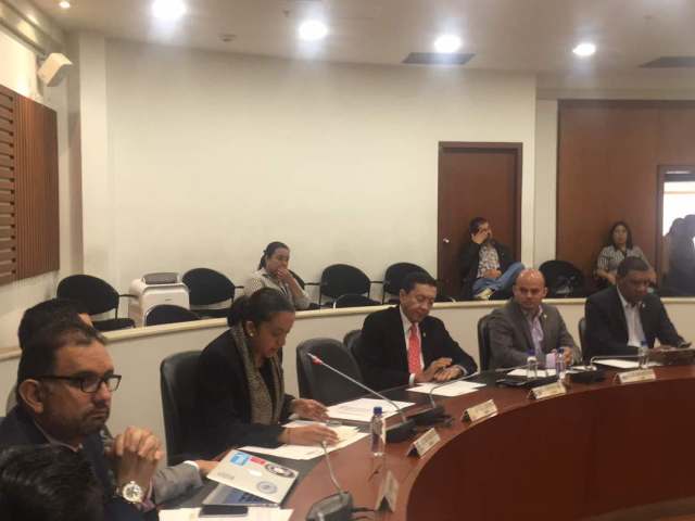 La diputada a la Asamblea Nacional, Gaby Arellano, en el Congreso Colombiano (Foto: Prensa Gaby Arellano)