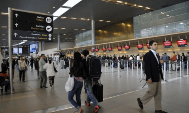 Aeropuerto colombiano de El Dorado (Foto: AFP)