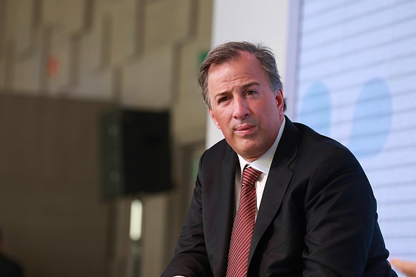 Jose Antonio Meade, Mexico's finance minister, listens during the 100th Assembly of the American Chamber of Commerce Mexico (Amchan) in Mexico City, Mexico, on Tuesday, March 14, 2017. Amchan promotes sustainable trade and investment between Mexico and the United States with an objective to strengthen the economic relationship between the two countries. Photographer: Susana Gonzalez/Bloomberg via Getty Images