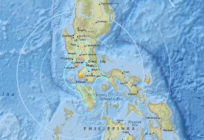 Un terremoto de magnitud 6,2 sacude el norte de Filipinas