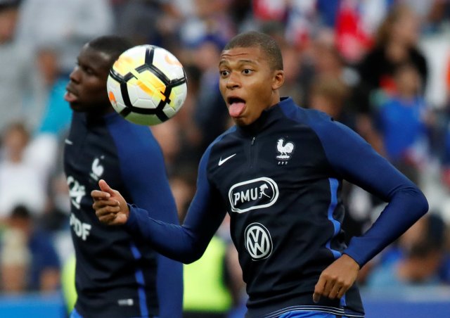 El jugador francés, Kylian Mbappe.  REUTERS/Christian Hartmann