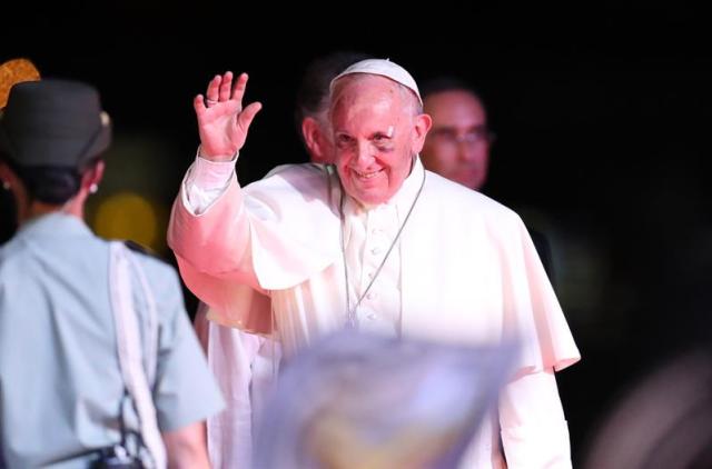 El papa Francisco se despide de Colombia tras su visita de cinco días (Foto: EFE)