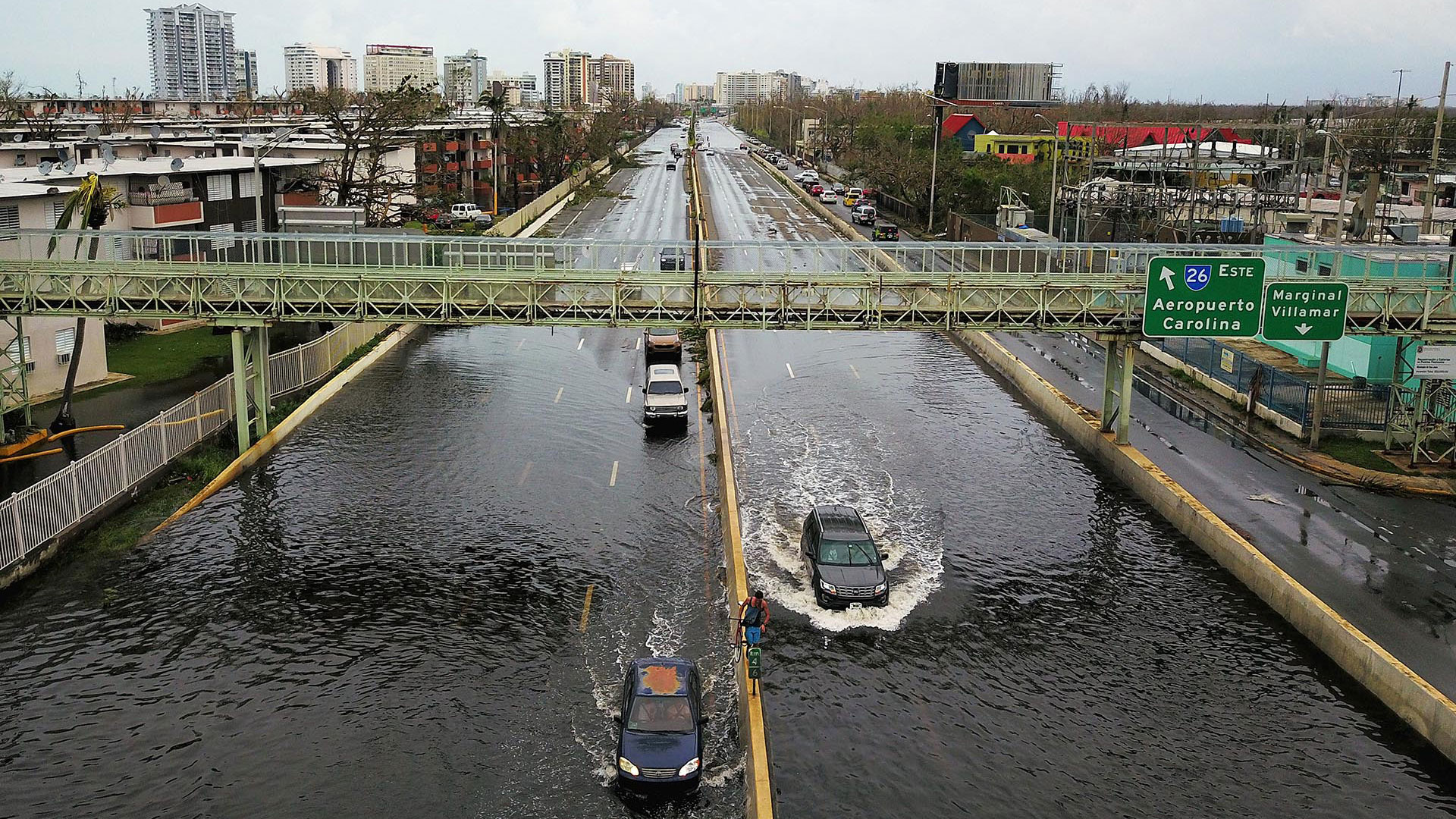 Puerto Rico bajo el agua tras las fuertes lluvias de las últimas horas