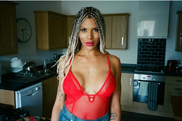 Munroe Bergdorf en una foto de su Instagram