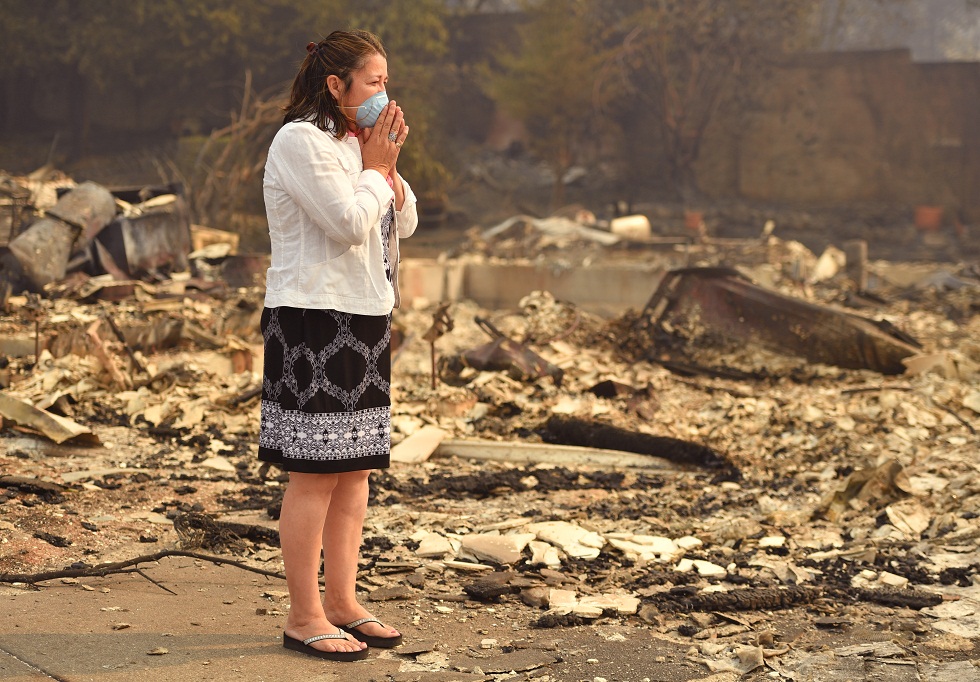 Asciende a 13  la cifra de muertos por incendios en California (fotos)