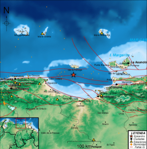 Sismo de magnitud 2.7 al sur de la Isla la Tortuga