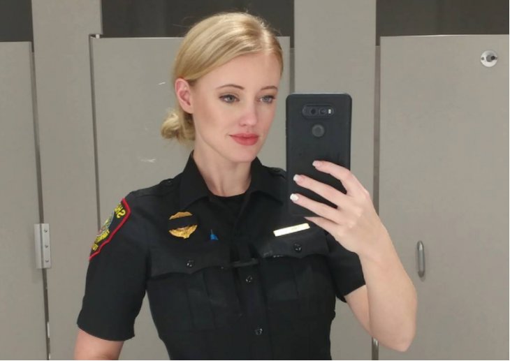 ¡Su arma más letal es su cuerpo! Conoce a Haley Drew la sexy policía que tiene a todo EEUU enloquecido (Foto)