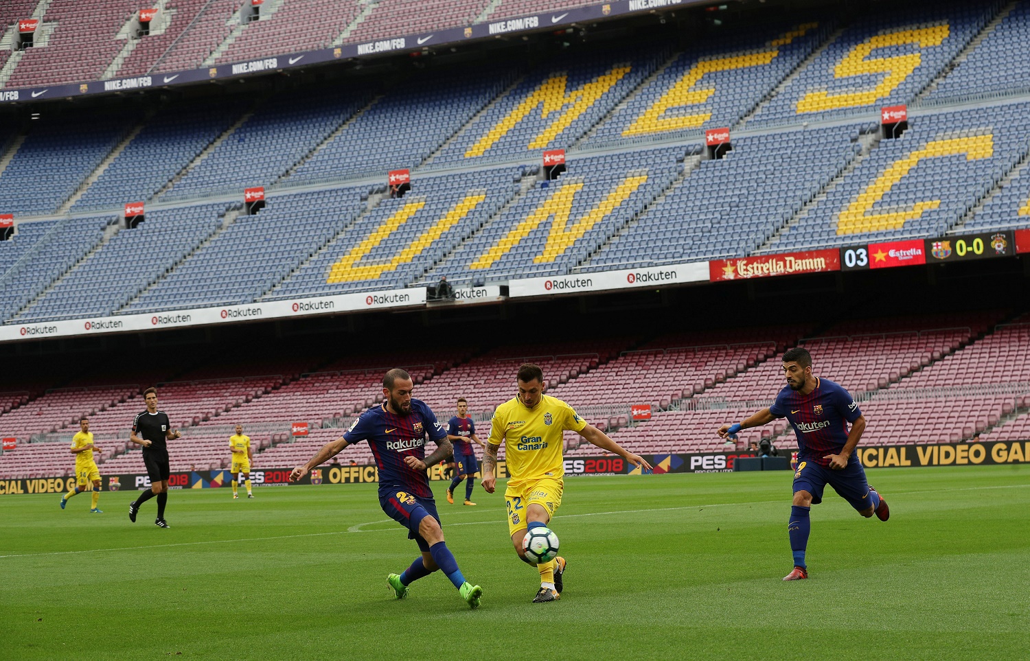 Partido Barcelona – Las Palmas se juega a puertas cerradas #1Oct (Fotos)