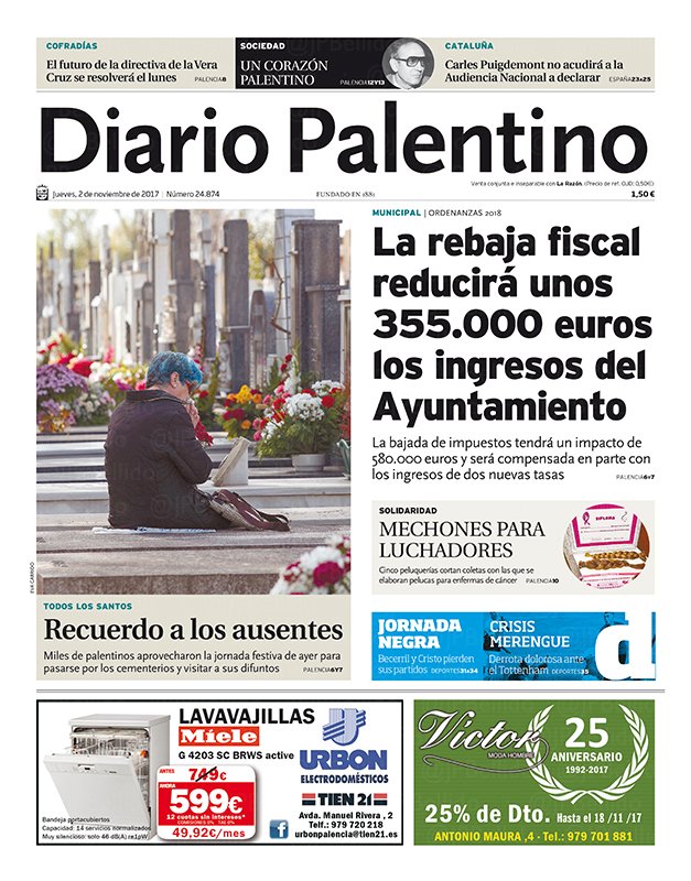 Portadas de la prensa internacional de este jueves 02 de noviembre de 2017