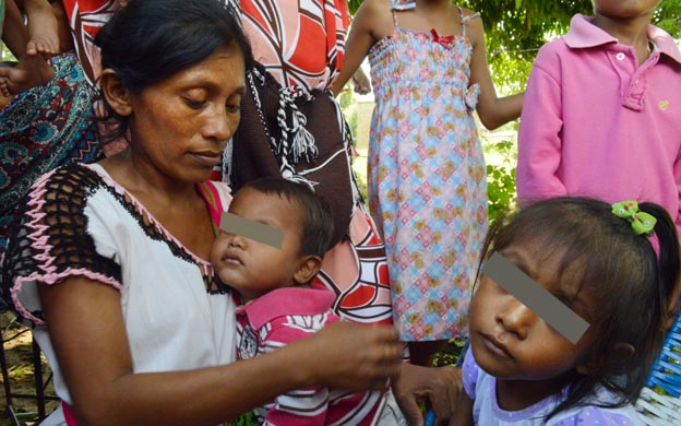 La pequeña niña vive en la parroquia Idelfonso Vásquez, de Maracaibo. (Foto: Tarquino Díaz)