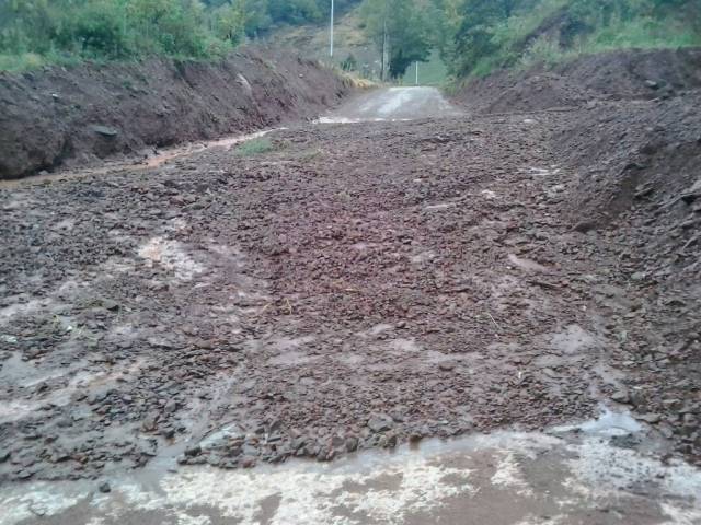 Deslizamiento de tierra en la vía La Grita-Mérida // Foto @galindojorgemij