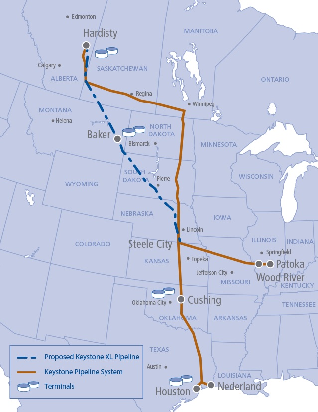 TranscanadaKeystoneXLMap